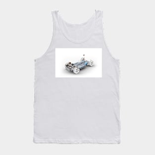 Electric car chassis, illustration (F034/4163) Tank Top